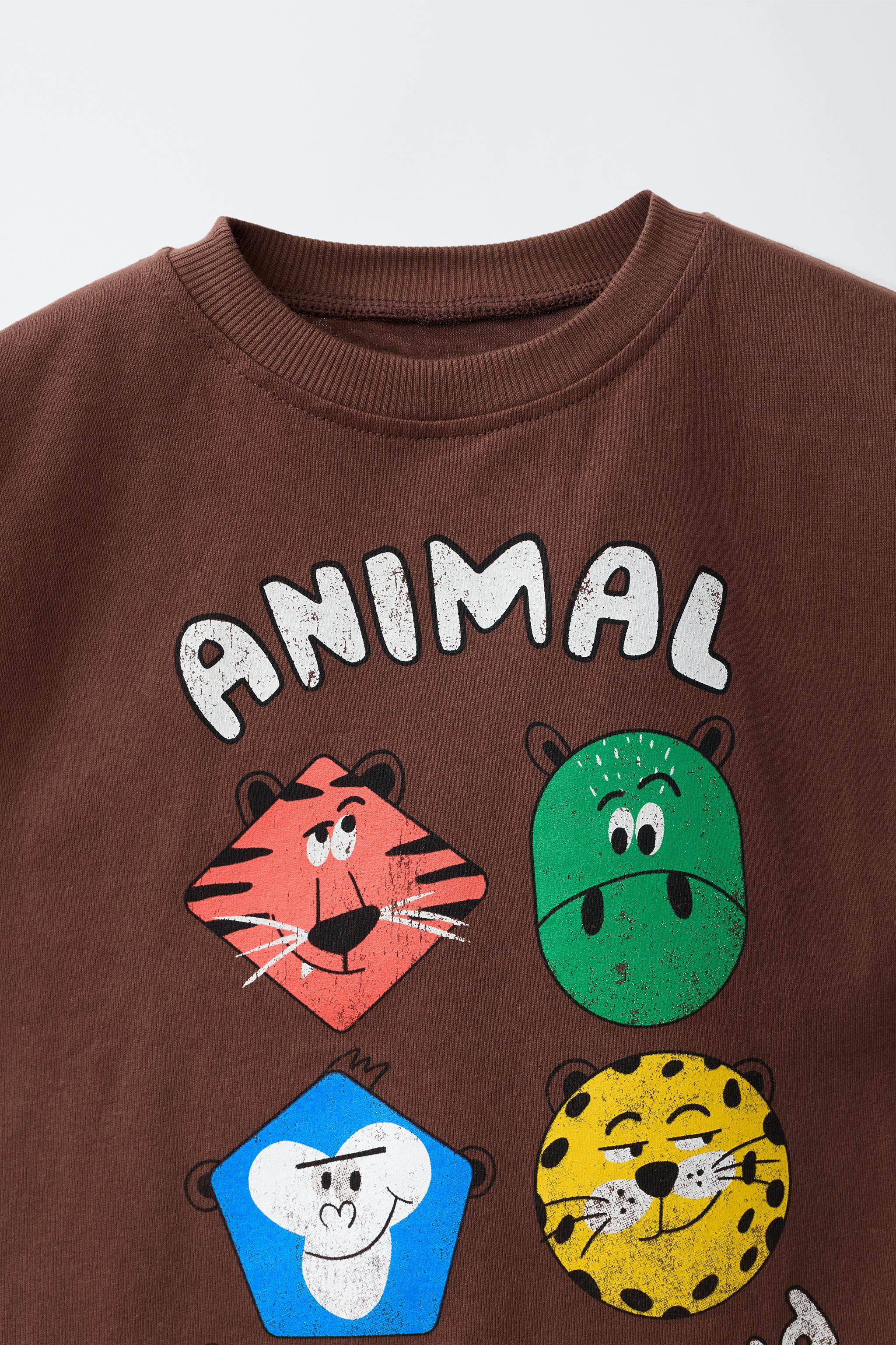 ANIMAL PRINT T-SHIRT | Zara US