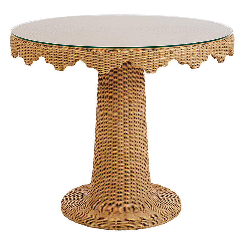 Carson Kressley Westbury Bistro Table with Glass - Ballard Designs | Ballard Designs, Inc.