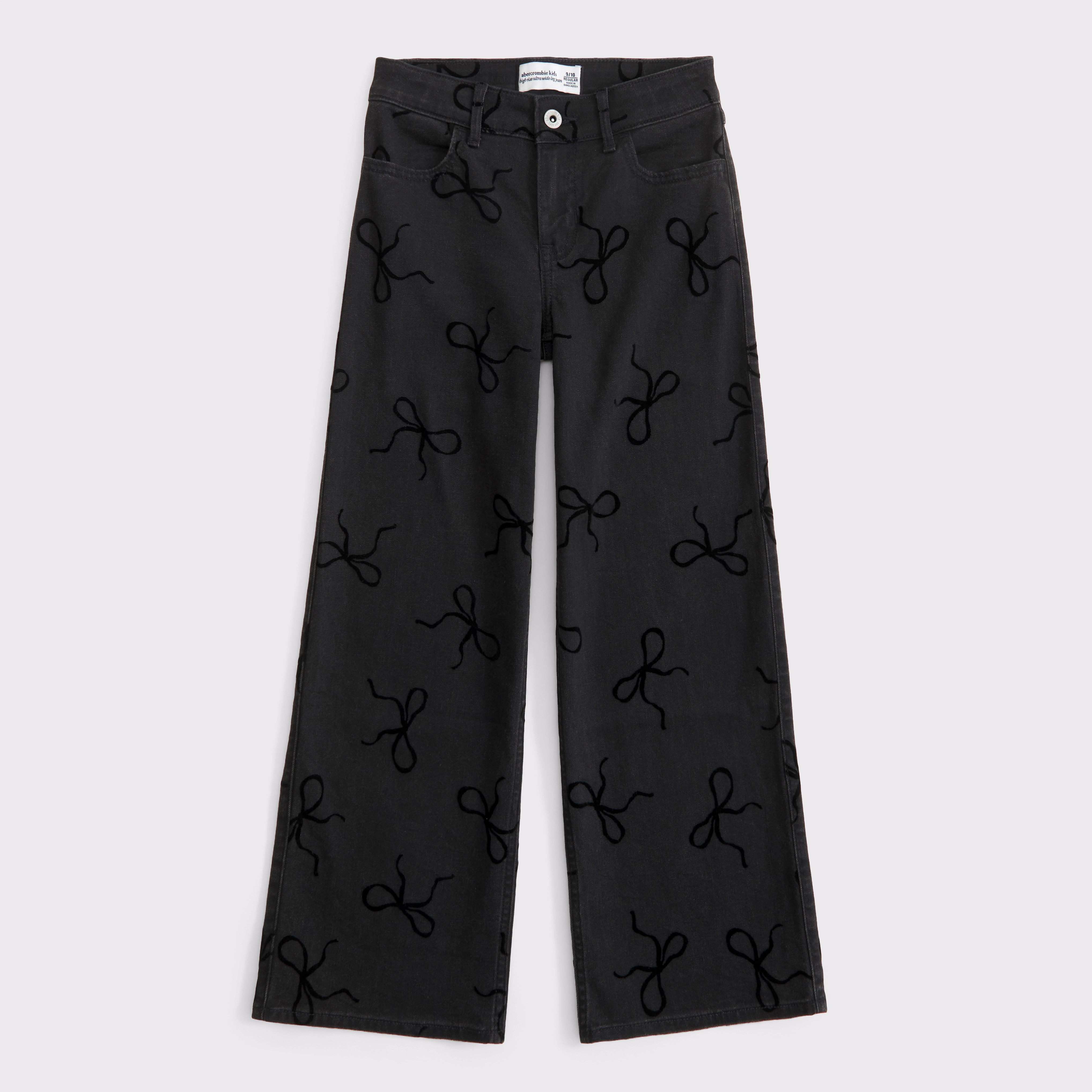 high rise ultra wide leg jeans | Abercrombie & Fitch (US)