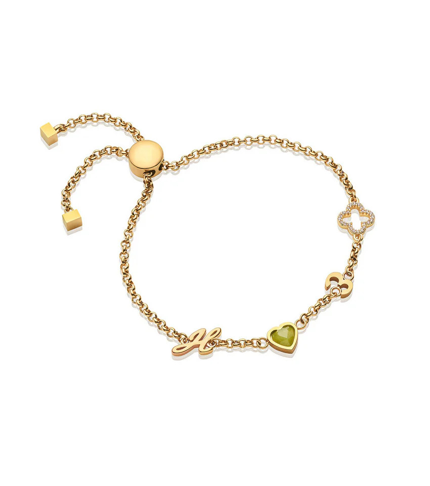 Made Mine Charm Bracelet (Gold) | Abbott Lyon