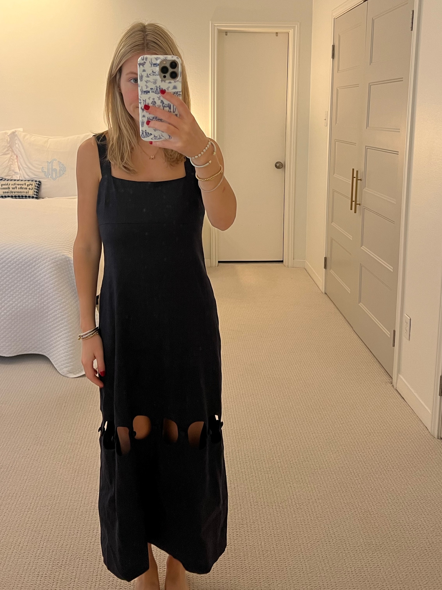 Antonio Melani circle cut out dress