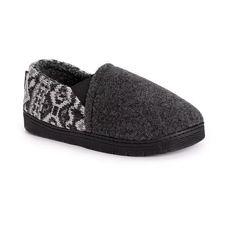 Muk Luks Mens Slip-On Slippers, Medium, Black | JCPenney