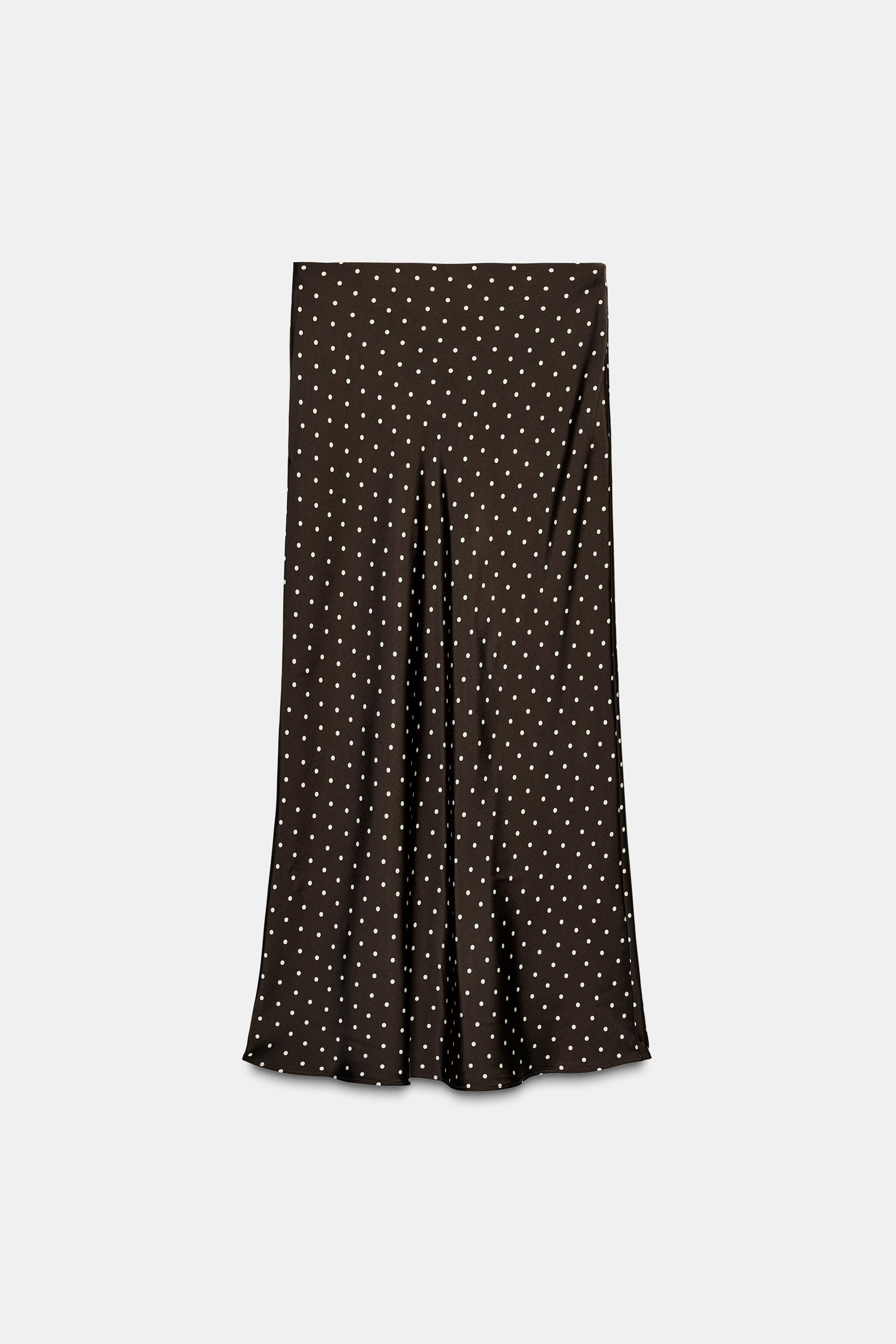 SATIN MIDI SKIRT | Zara US