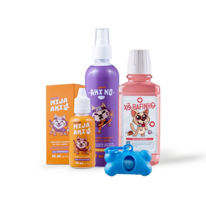 Kit "Xô Xixi" e "Xô Bafinho"
        
              - Adeus, xixi pela casa toda e mau hálito! | Beleza Na Web (BR)