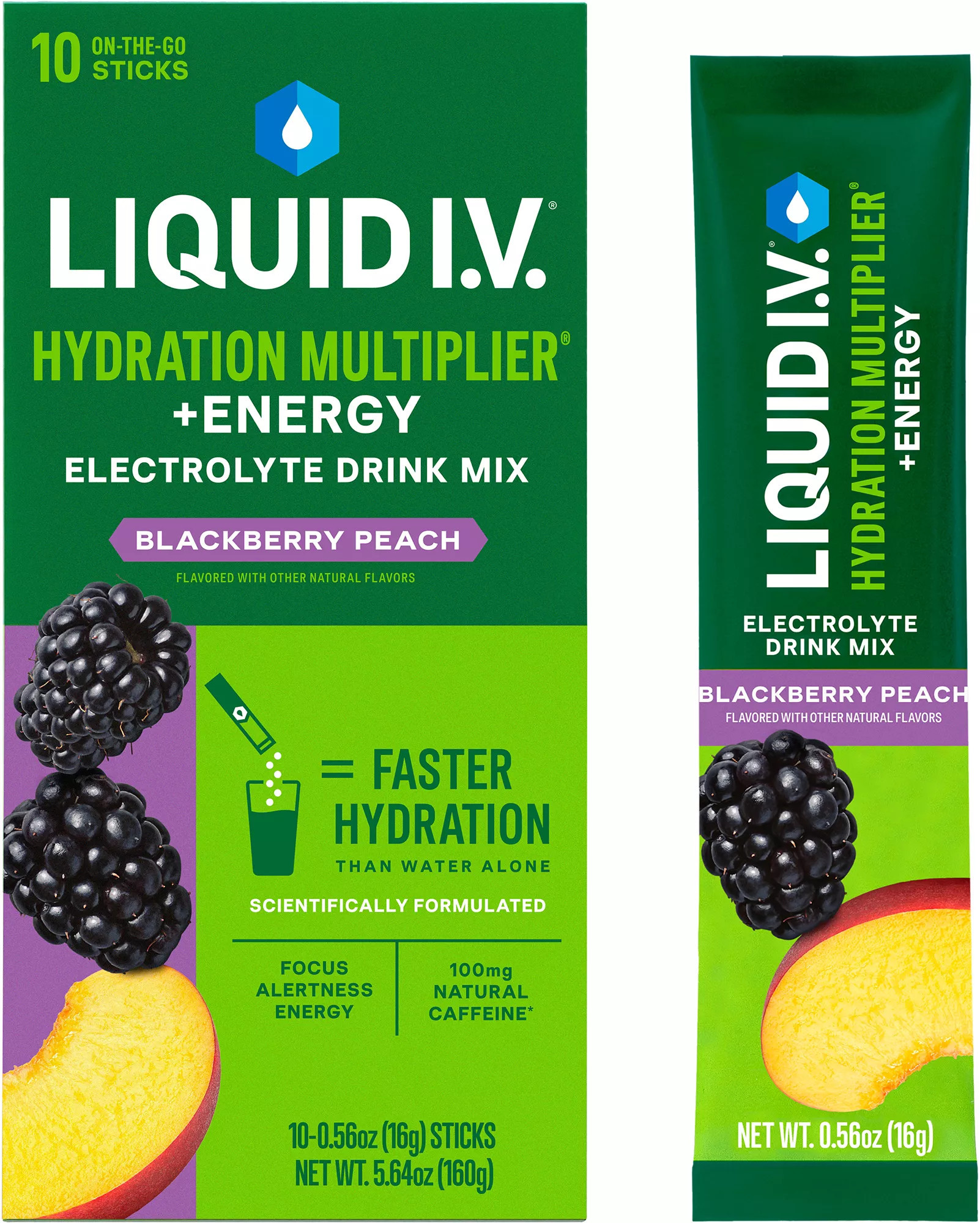 Liquid I.V. Hydration Multiplier + Energy – 10 Pack, Coffee | DICK'S Sporting Goods