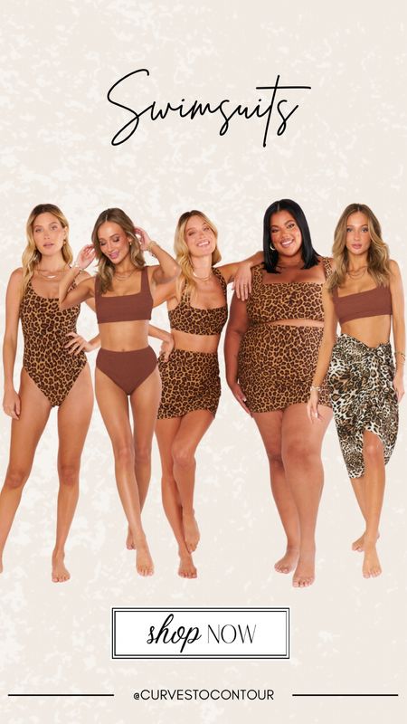 Show Me Your Mumu Leopard Swimsuits 

#LTKMidsize #LTKStyleTip #LTKSwim