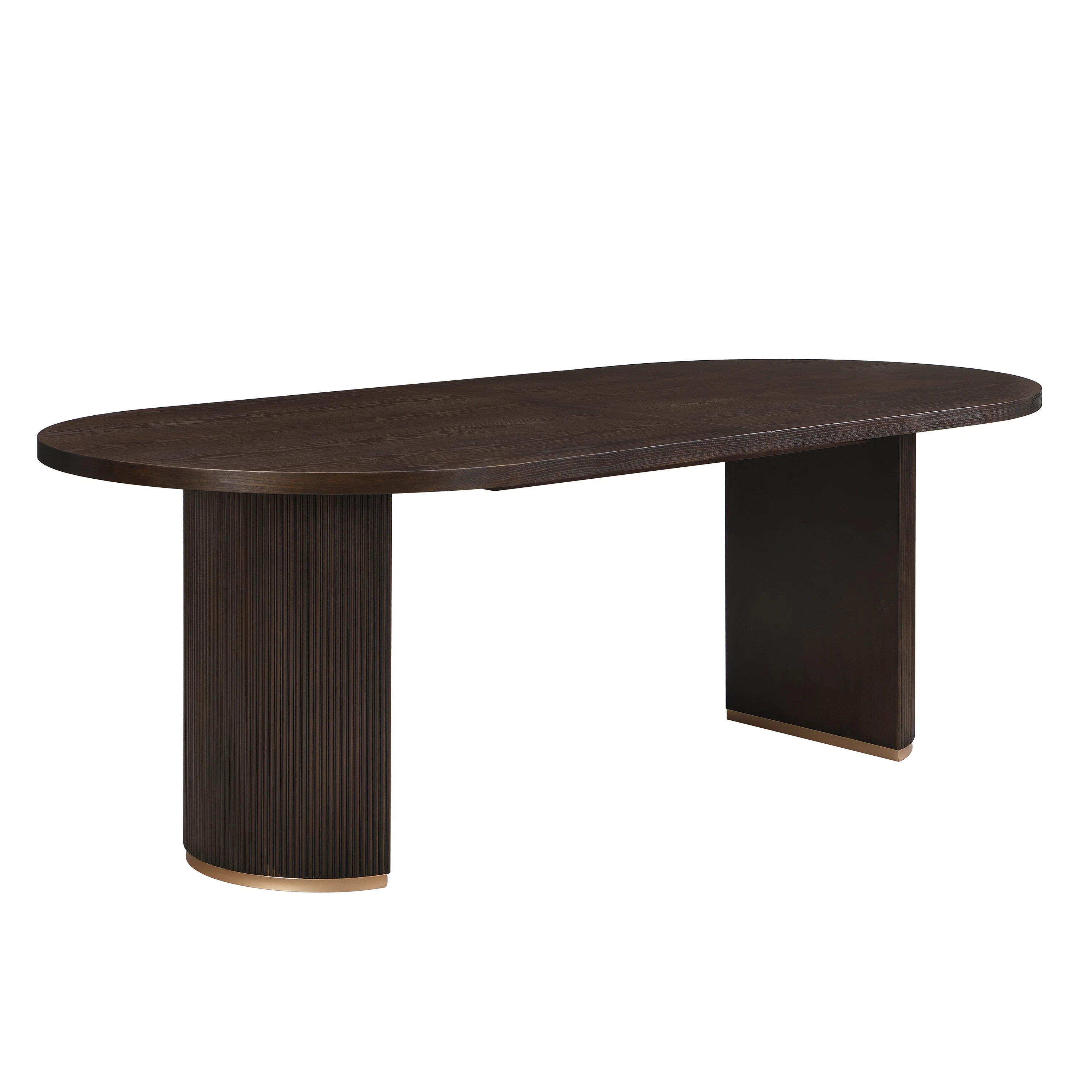 Krisslyn Oval Wood Dining Table With Double Pedestal Base | Wayfair North America