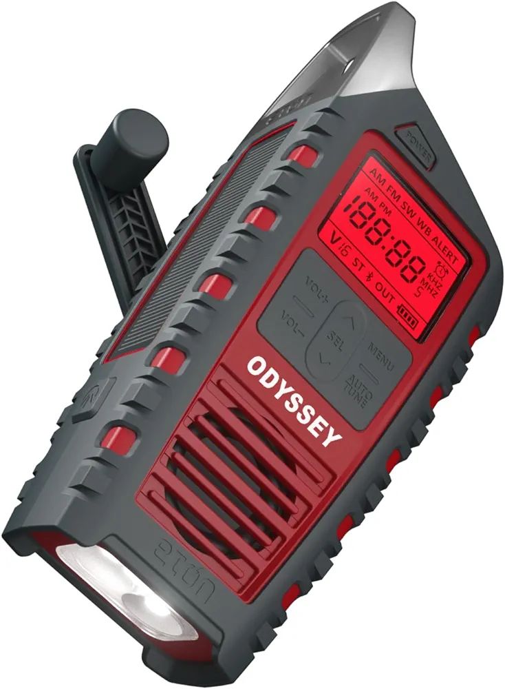 Eton Adventure Series Odyssey- Multi-Powered All-Band Radio (AM/FM/NOAA/Shortwave) with Bluetooth... | Amazon (US)