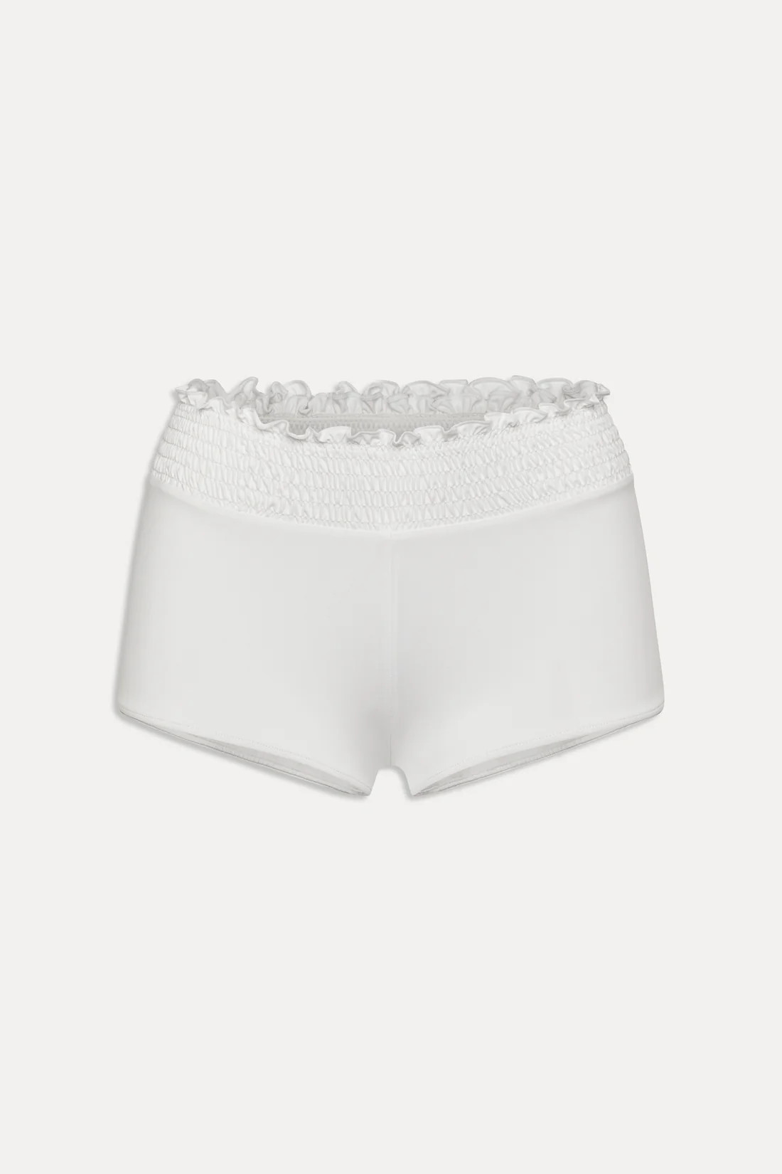 Haven Swim Shorts - Optic White | Frankies Bikinis