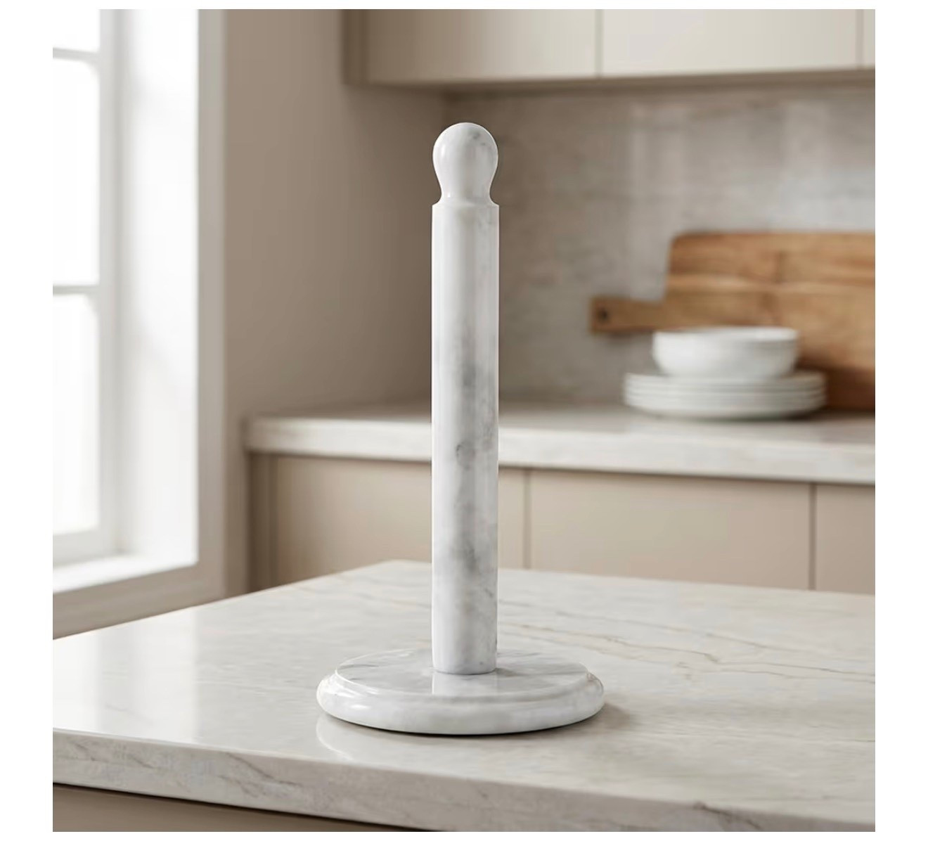 Marble paper towel holder makes any kitchen look upscale. 

#LTKfoodie #LTKHome #LTKdayinmylife