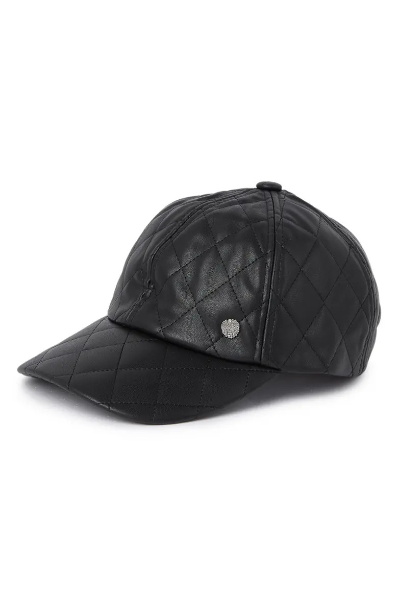 Vegan Faux Leather Quilted Baseball Cap | Nordstromrack | Nordstrom Rack