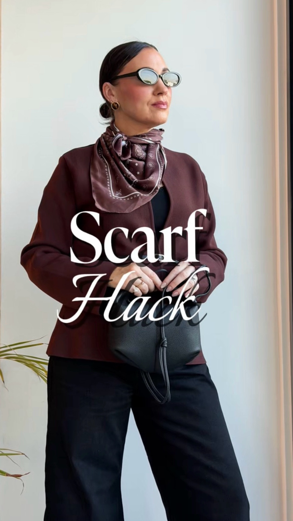 And this is how we are wearing our silk scarves in 2026 🫶🏻🤎. #scarfhack #neckscarf #scarves #silkscarves 

#LTKworkwear #LTKuae #LTKstyletip