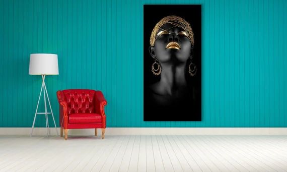 Black Woman Wall Art, Black woman, Black Art, African Girl Art Decor, Beauty Woman | Etsy (US)