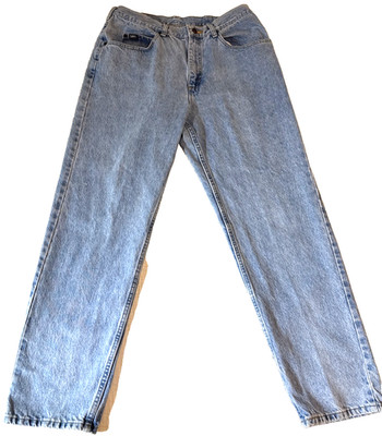 Lee Men's Regular Fit Straight Leg Denim Jeans Light Blue Wash 36x32 | eBay US