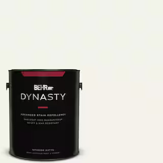 BEHR DYNASTY 1 gal. Home Decorators Collection #HDC-MD-08 Whisper White Matte Interior Stain-Blockin | The Home Depot