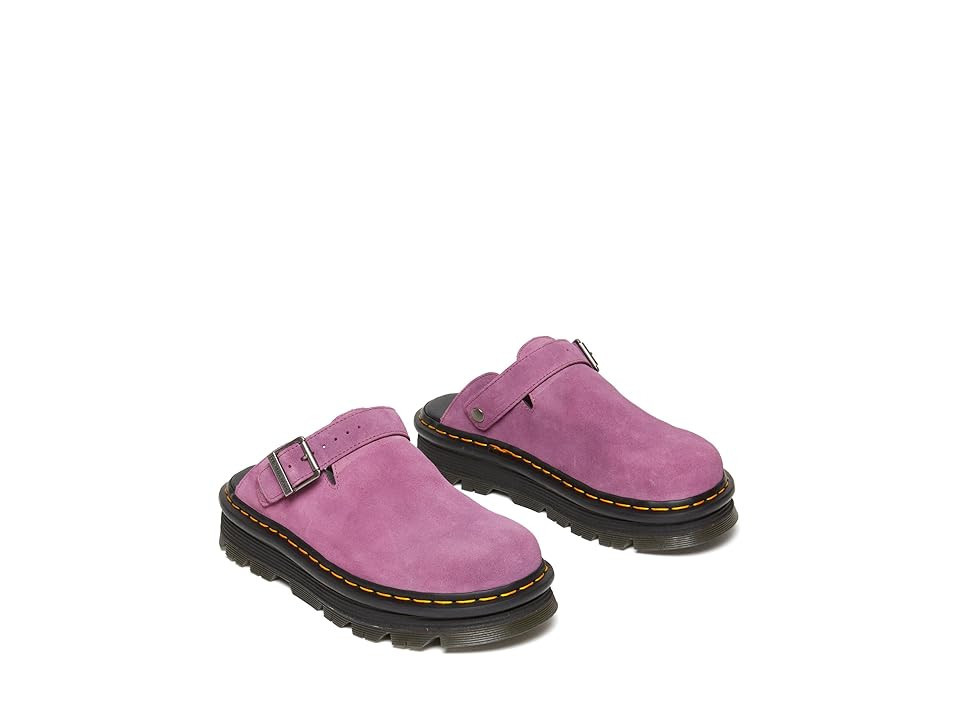 Dr. Martens Zeb Zag Mule Shoes Muted Purple : UK 11 (US Men's 12) Medium, Suede | Zappos