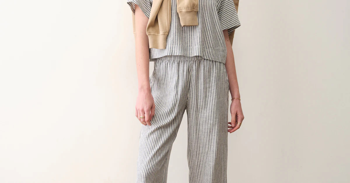 Allison Hemp Crop Trouser | Marine Layer