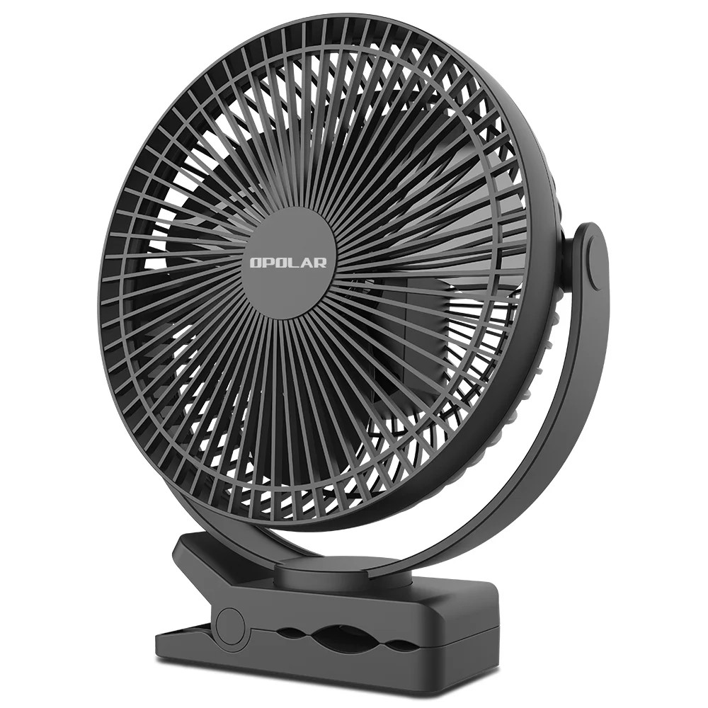 OPOLAR 10000mAh 8-Inch Rechargeable Battery Operated Clip on Fan, 4 Speeds, Indoor and Outdoor, f... | Walmart (US)