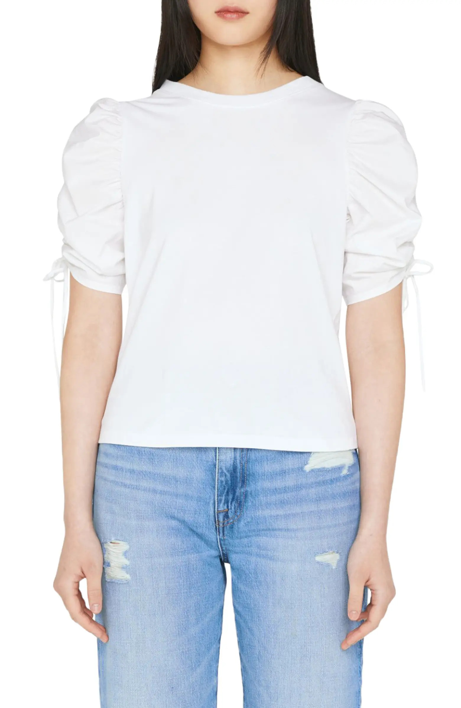 Ruched Sleeve T-Shirt | Nordstrom