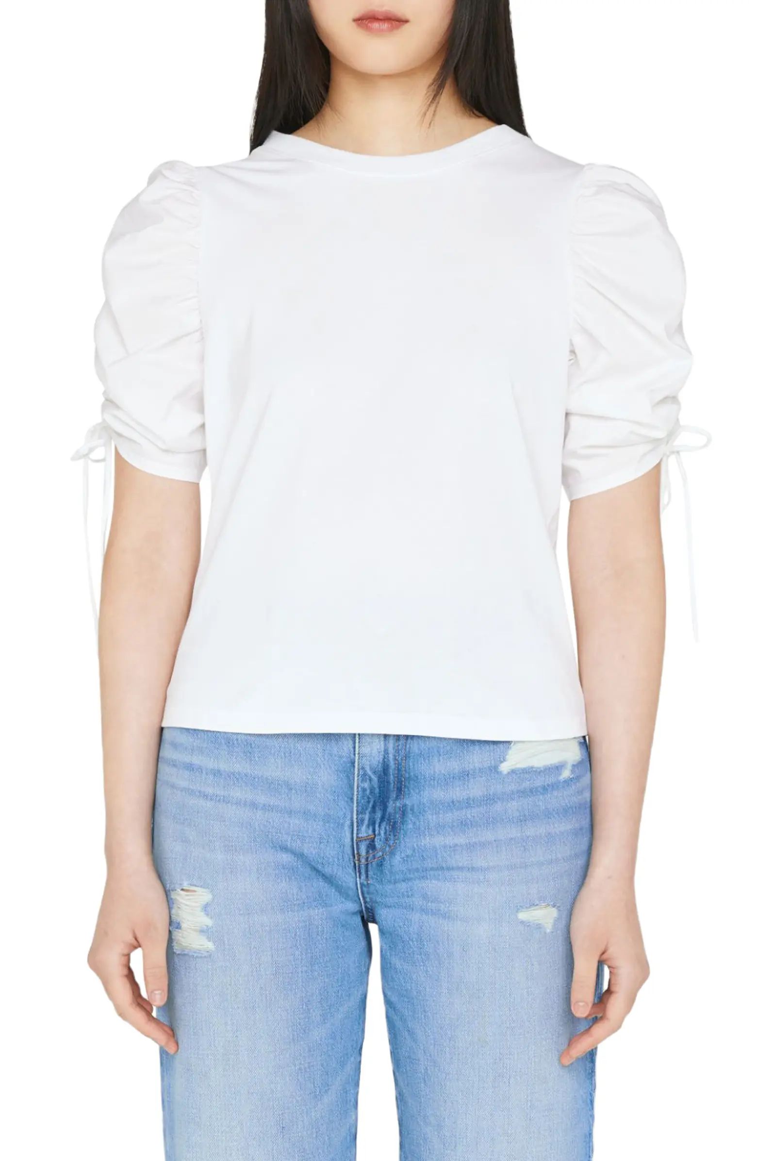 Ruched Sleeve T-Shirt | Nordstrom
