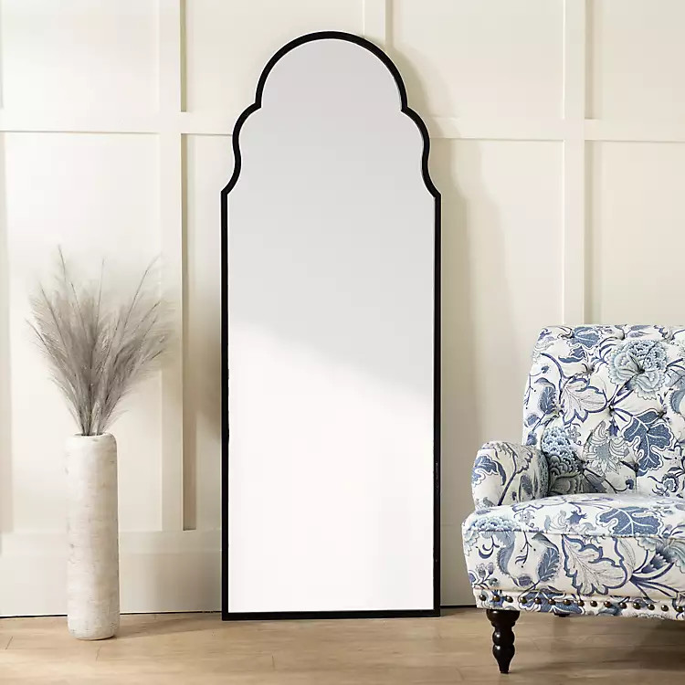 Maria Metal Black Arch Full Length Mirror | Kirkland's Home