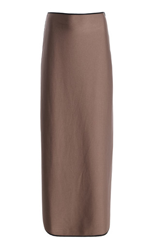 Summer Bones Satin Sheath Maxi Skirt | Moda Operandi (Global)