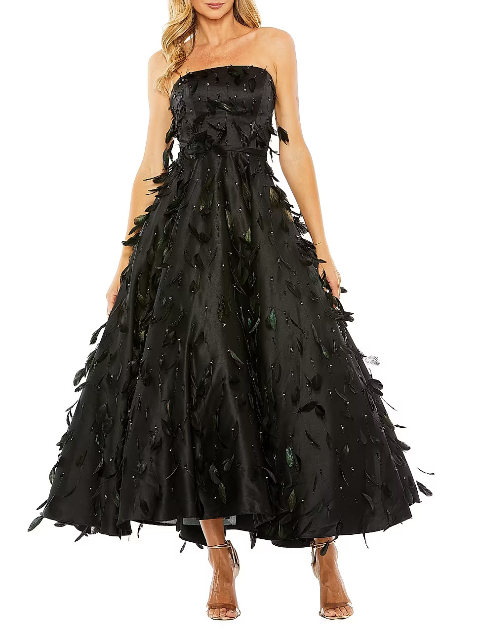 Mac Duggal


Feather-Embellished Strapless Ball Gown | Saks Fifth Avenue