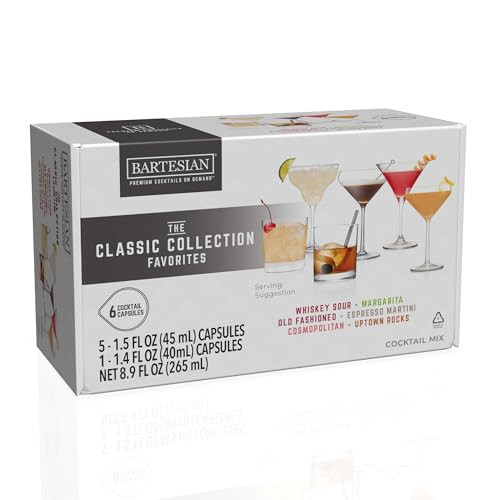 The Classic Collection Capsules, Variety Pack of 6 for Bartesian Premium Cocktail Maker (55524) | Amazon (US)