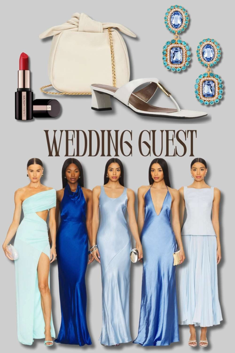 Say yes to the dress 💙 These stunning blue wedding guest dresses from Revolve are perfect for summer weddings, beach ceremonies, destination weddings, and formal events. Whether you're heading to a Florida wedding or a romantic coastal venue, these styles bring elegance, color, and just the right amount of glam. From satin midis to flowy maxis, shop the best wedding guest outfits in every shade of blue. 

 #LTKParties #LTKStyleTip #LTKWedding