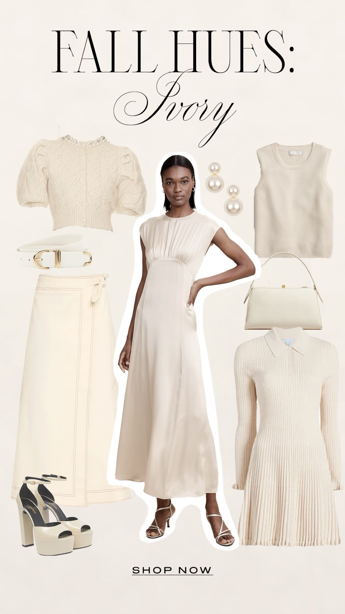 One of my favorite Fall hues always: ivory. Here are my current picks!