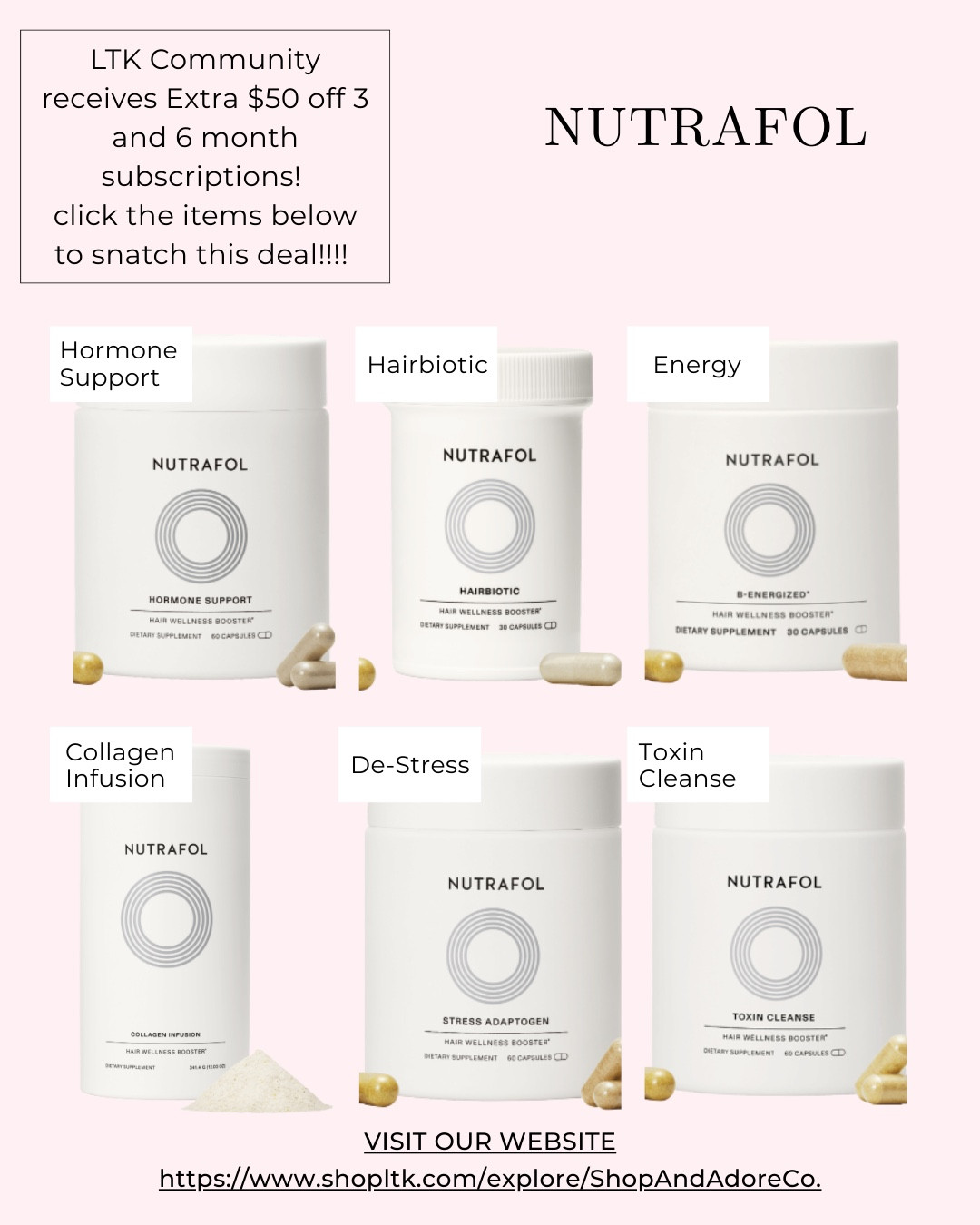 If you’ve been wanting to try @Nutrafol nutrafol — now is the time.

Extra $50 OFF inside the LTK Spring Sale.

Code only available through my LTK!

Comment “SALE” and I’ll send you the LTK link #NutrafolResults #Nutrafol #HairGrowthJourney  #LTKCreator

#LTKSpringSale #LTKselfcare #LTKSpringSale #LTKSaleAlert