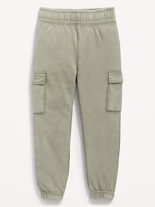 Fleece Cargo Jogger Sweatpants for Toddler Girls | Old Navy (US)