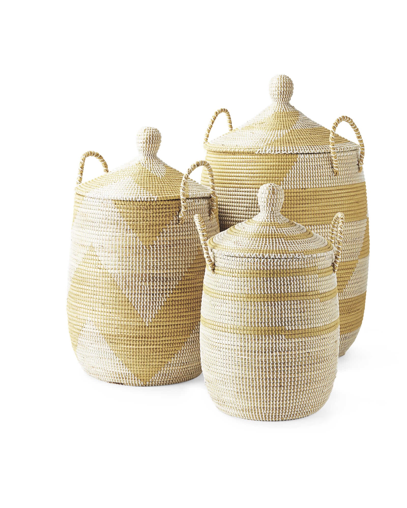 Striped La Jolla Baskets | Serena and Lily