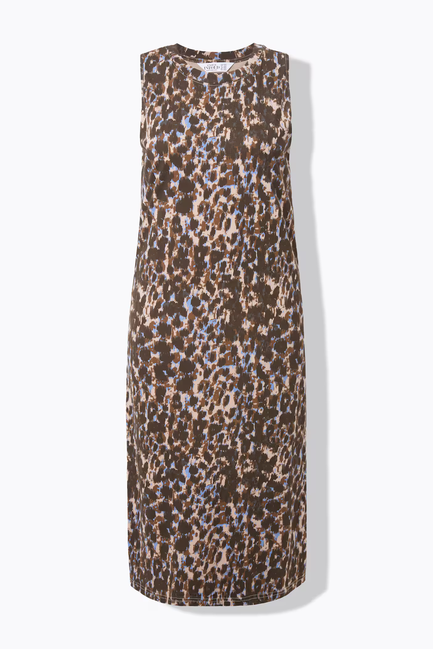 Straight Shape Leopard Print Dress | Ulla Popken - US