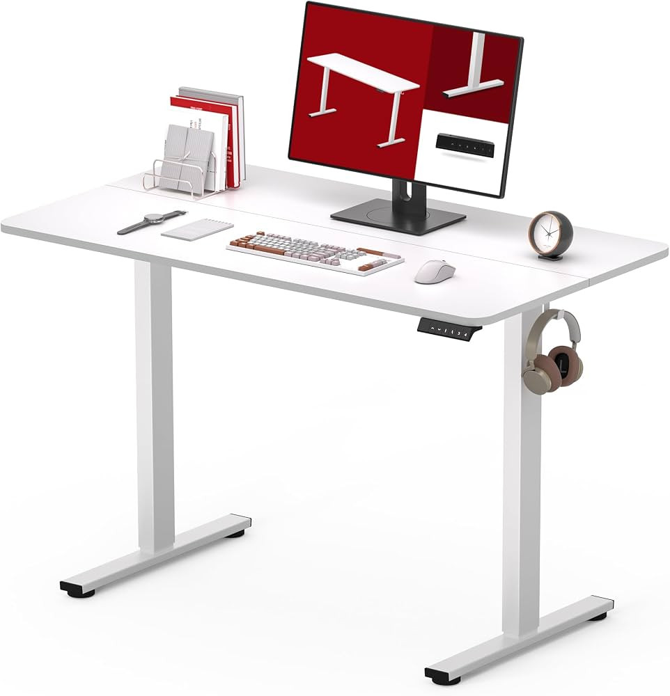 SANODESK Standing Desk Height Adjustable Electric Stand up Desk 40x24 Inches Sit Stand Home Offic... | Amazon (US)