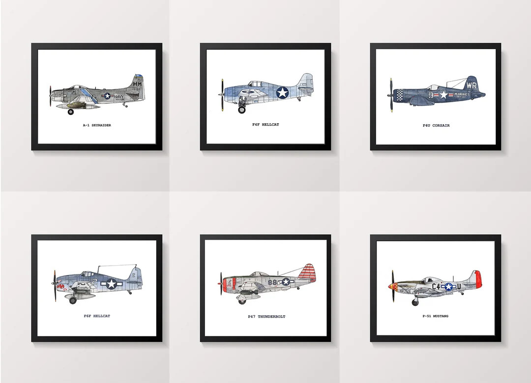 Airplane Print Airplane Printable Vintage Airplane - Etsy | Etsy (US)