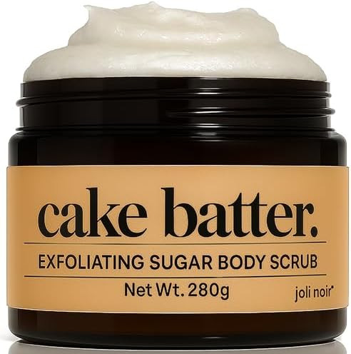 Joli Noir - Sugar Scrub - [Cake Batter] Exfoliating Body Scrub Made With Pumice, Grapeseed, Olive... | Amazon (US)