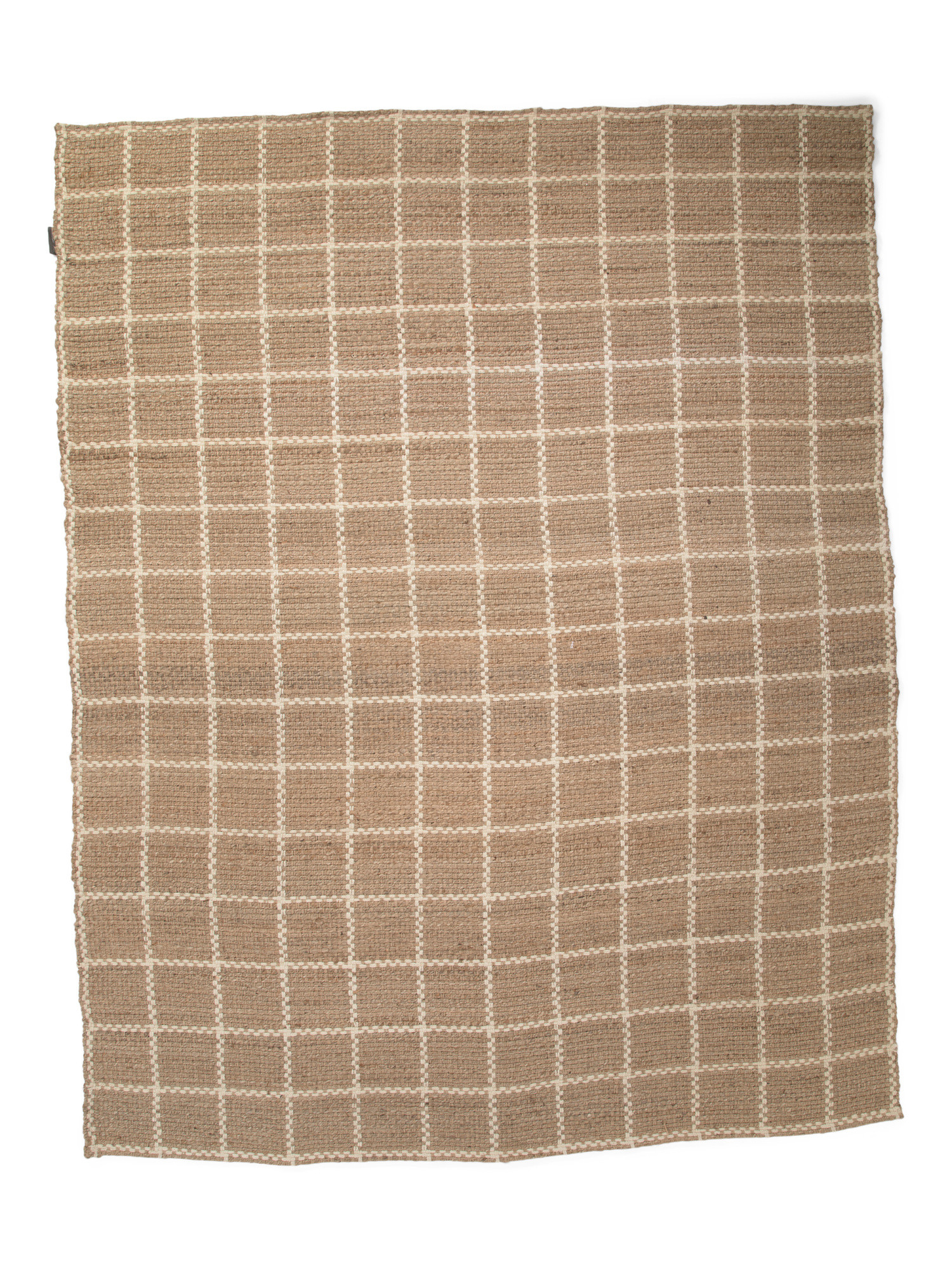 8x10 Jute Fletcher Gridlines Area Rug | TJ Maxx