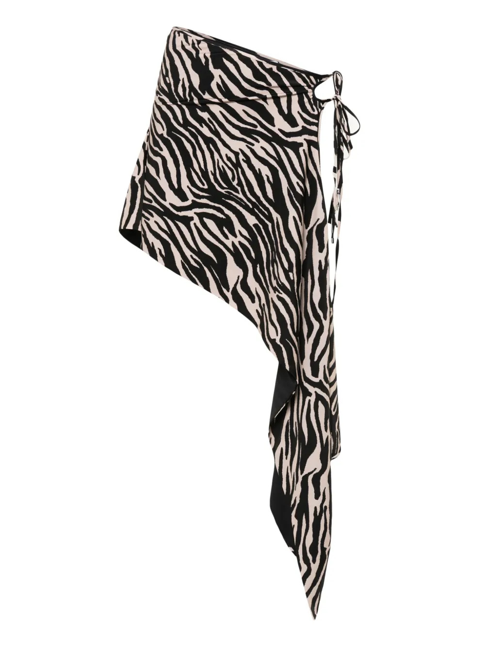 The Attico zebra-print Beach Skirt - Farfetch | Farfetch (BR)