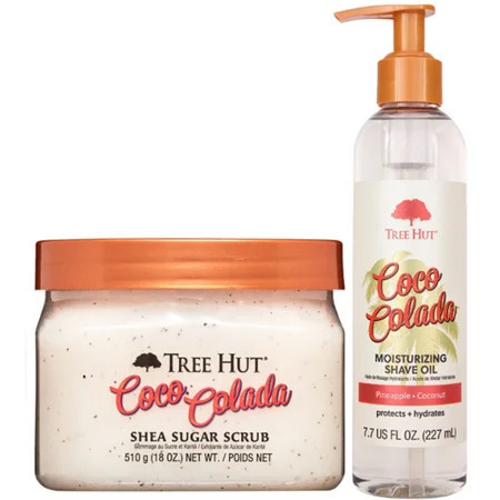 Tree Hut Coco Colada Body Scrub & Shave Oil Bundle | Walmart (US)