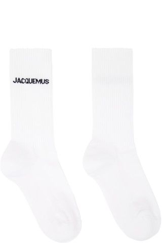 White Les Classiques 'Les chaussettes Jacquemus' Socks | SSENSE