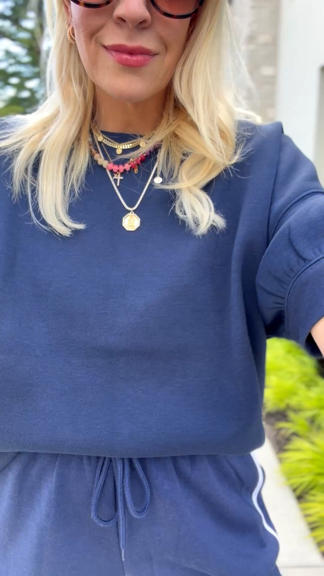 Wearing a medium in both pieces