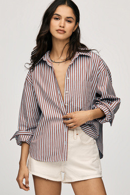 The Shrunken Bennet Buttondown Shirt by Maeve | Anthropologie (US)