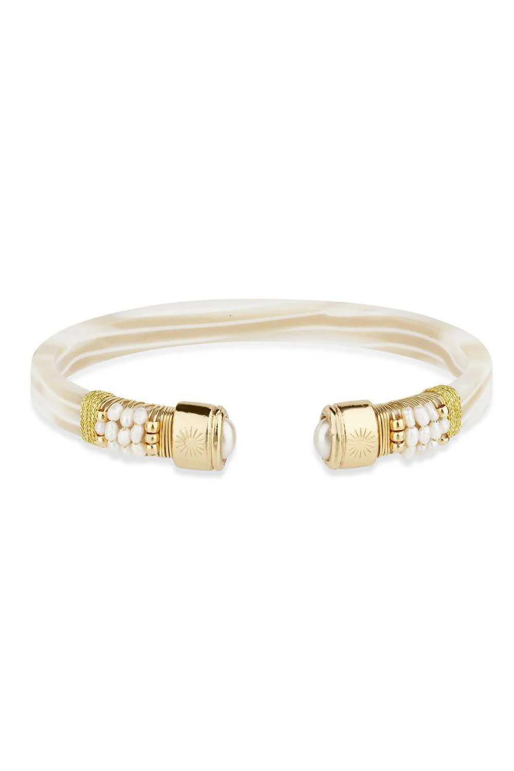 Pearl Cream Sarina Bracelet | GAS BIJOUX | Marissa Collections