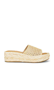 Dolce Vita Chavi Mesh Sandal in Natural from Revolve.com | Revolve Clothing (Global)