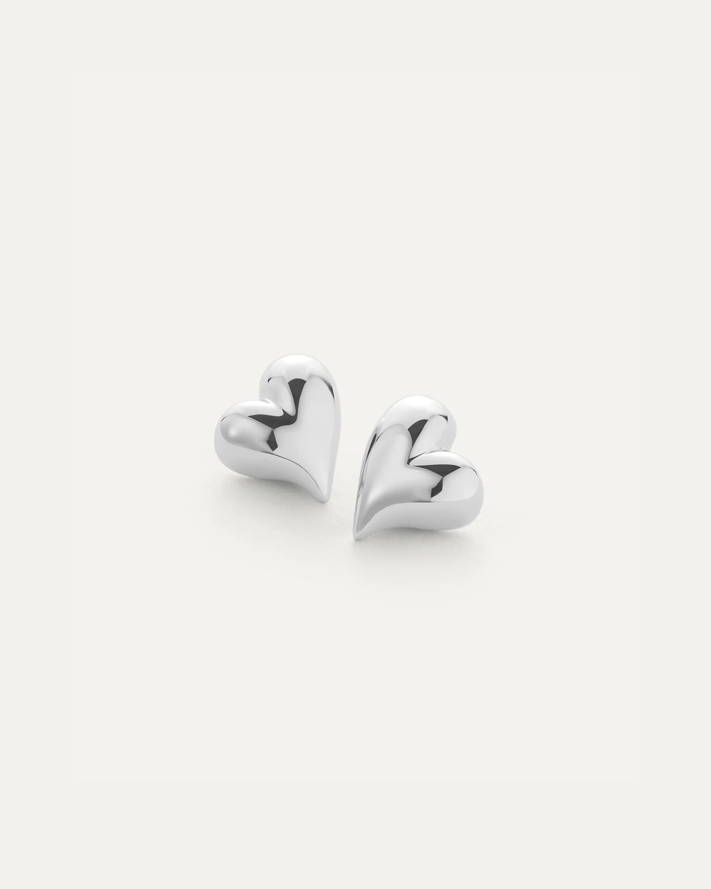 Art Heart Button Earrings | Jenny Bird (US)