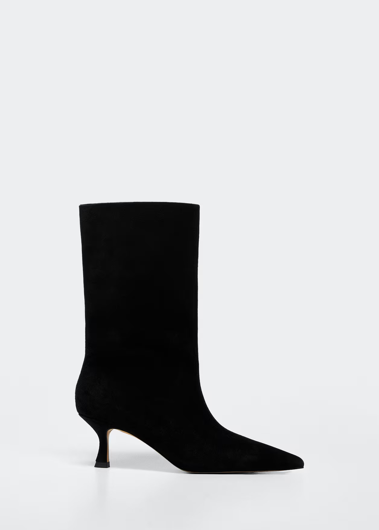 Heel leather ankle boot -  Women | Mango USA | MANGO (US)