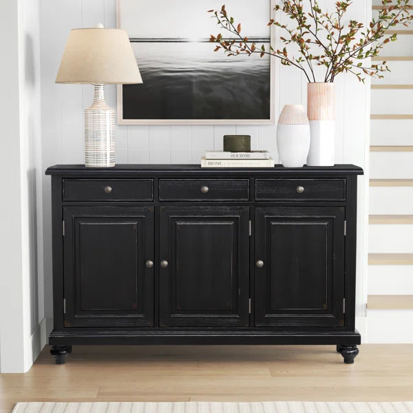 Quincy 55.5'' Wide 3 Drawer Sideboard | Wayfair North America