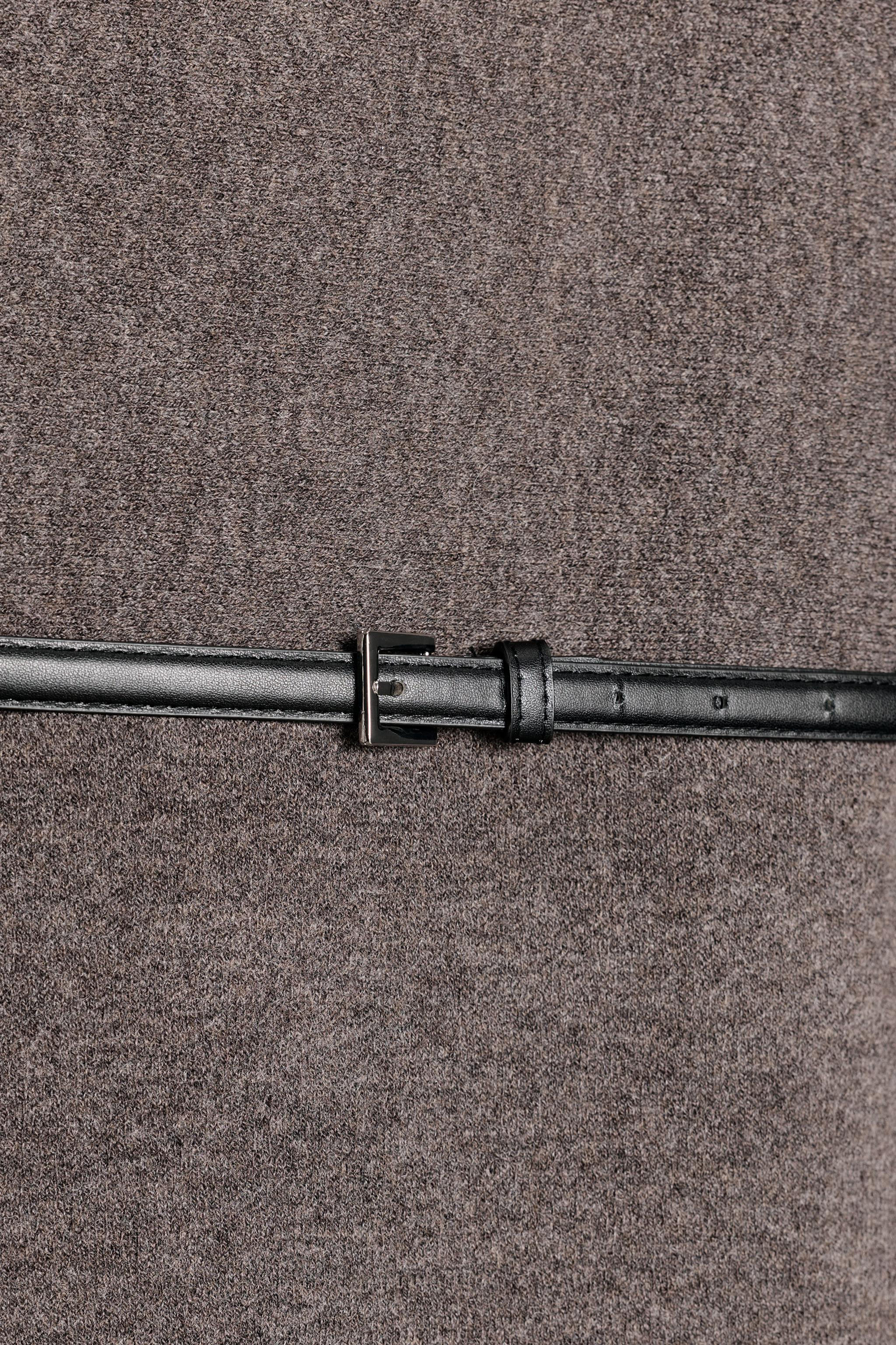 MIDI DRESS WITH BELT | Zara US