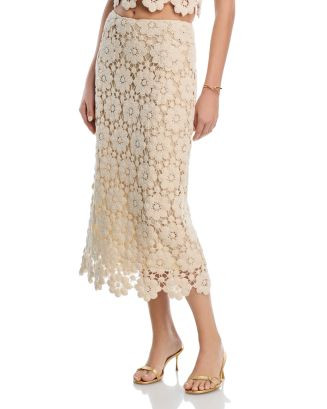 Veneta Crocheted Midi Skirt | Bloomingdale's (US)